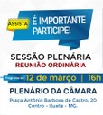 Reunião Ordinária | 12/03/2020 Reunião Ordinária | 12/03/2020