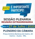 Reunião Extraordinária | 27/07/2020 Reunião Extraordinária | 27/07/2020
