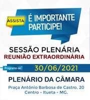 Reunião Extraordinária | 30/06/2021