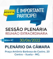 Reunião Extraordinária | 30/06/2022