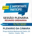 Reunião Ordinária | 11/11/2021 Reunião Ordinária | 11/11/2021